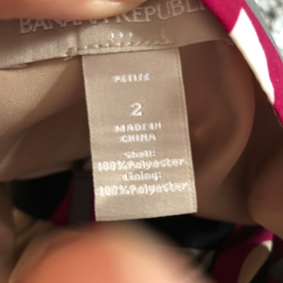 Banana Republic Mod Pink, Black and White Dress - Picture 4 of 4